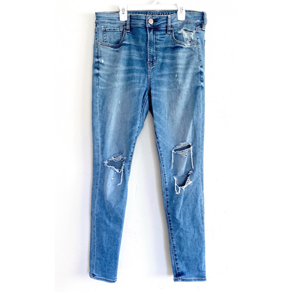 American Eagle Distressed Hi-Rise Jeggings
